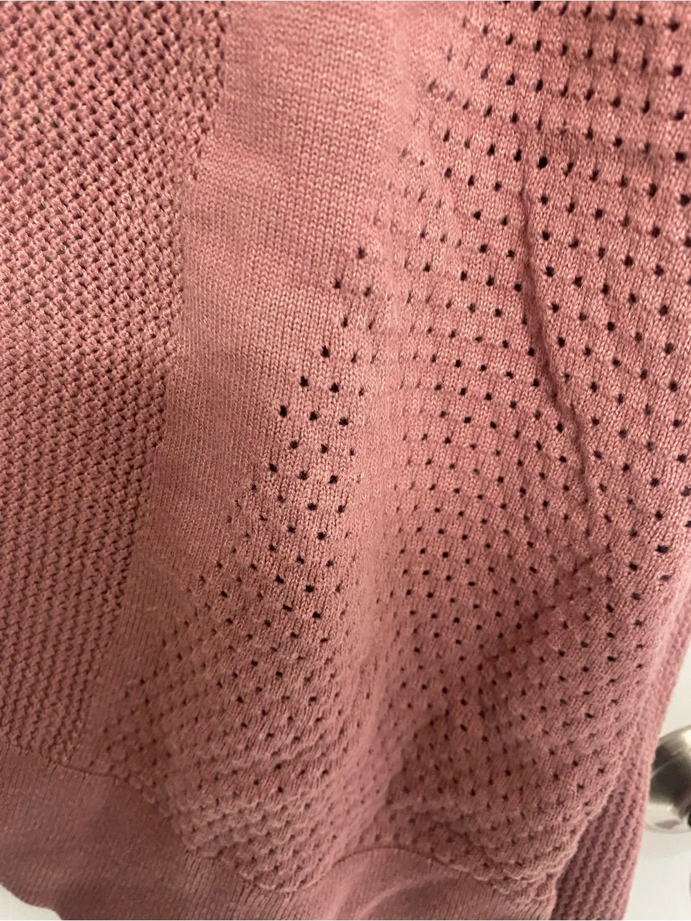 Lululemon Mesh-Back Open Front Hooded Cardigan - Mauve